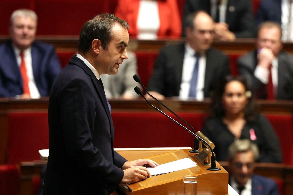 Primer ministro de Fracia, Sébastien Lecornu. Foto: Thomas SAMSON / AFP