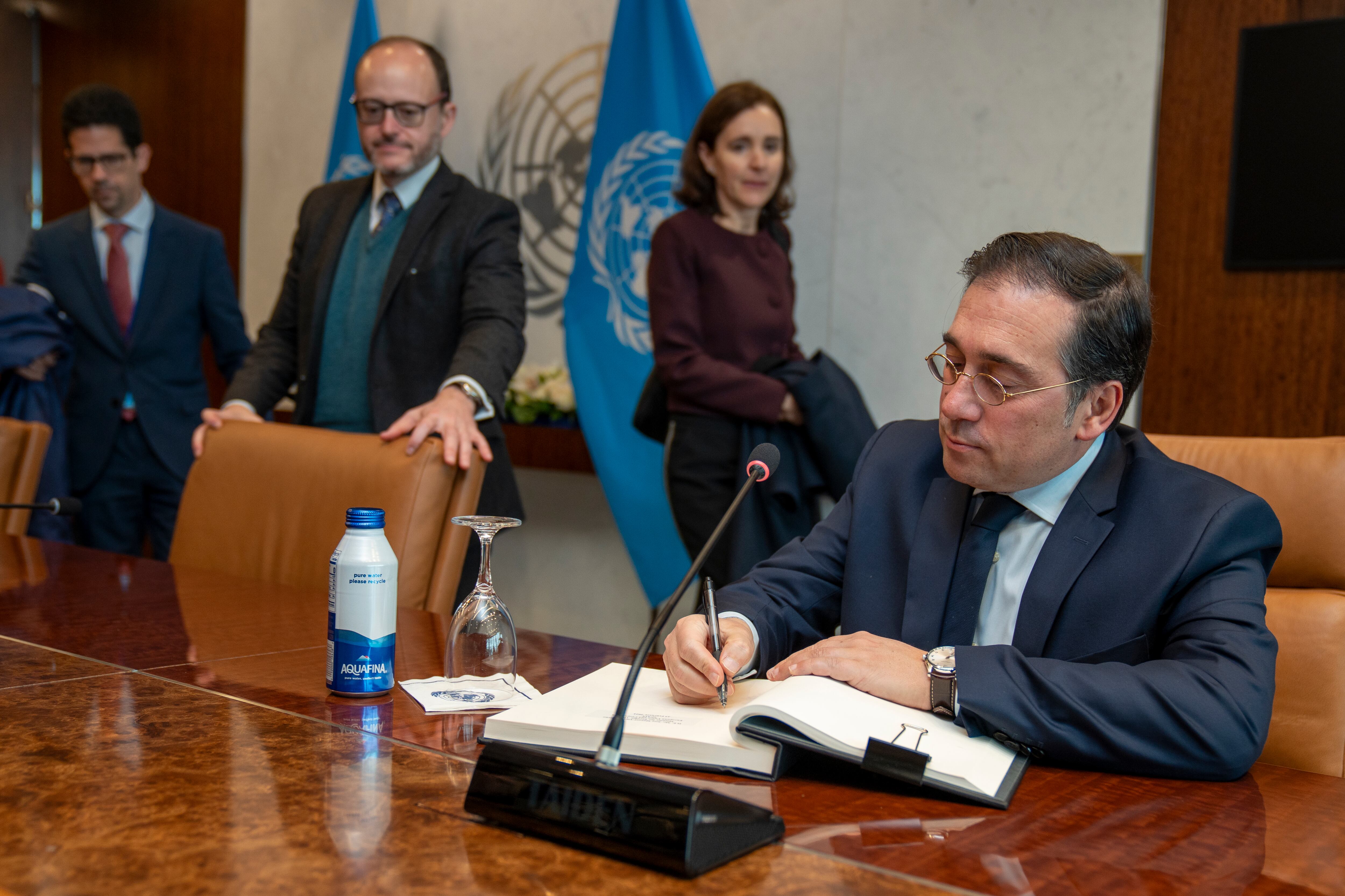 El ministro español de Exteriores, José Manuel Albares. Foto: EFE/ Ángel Colmenares