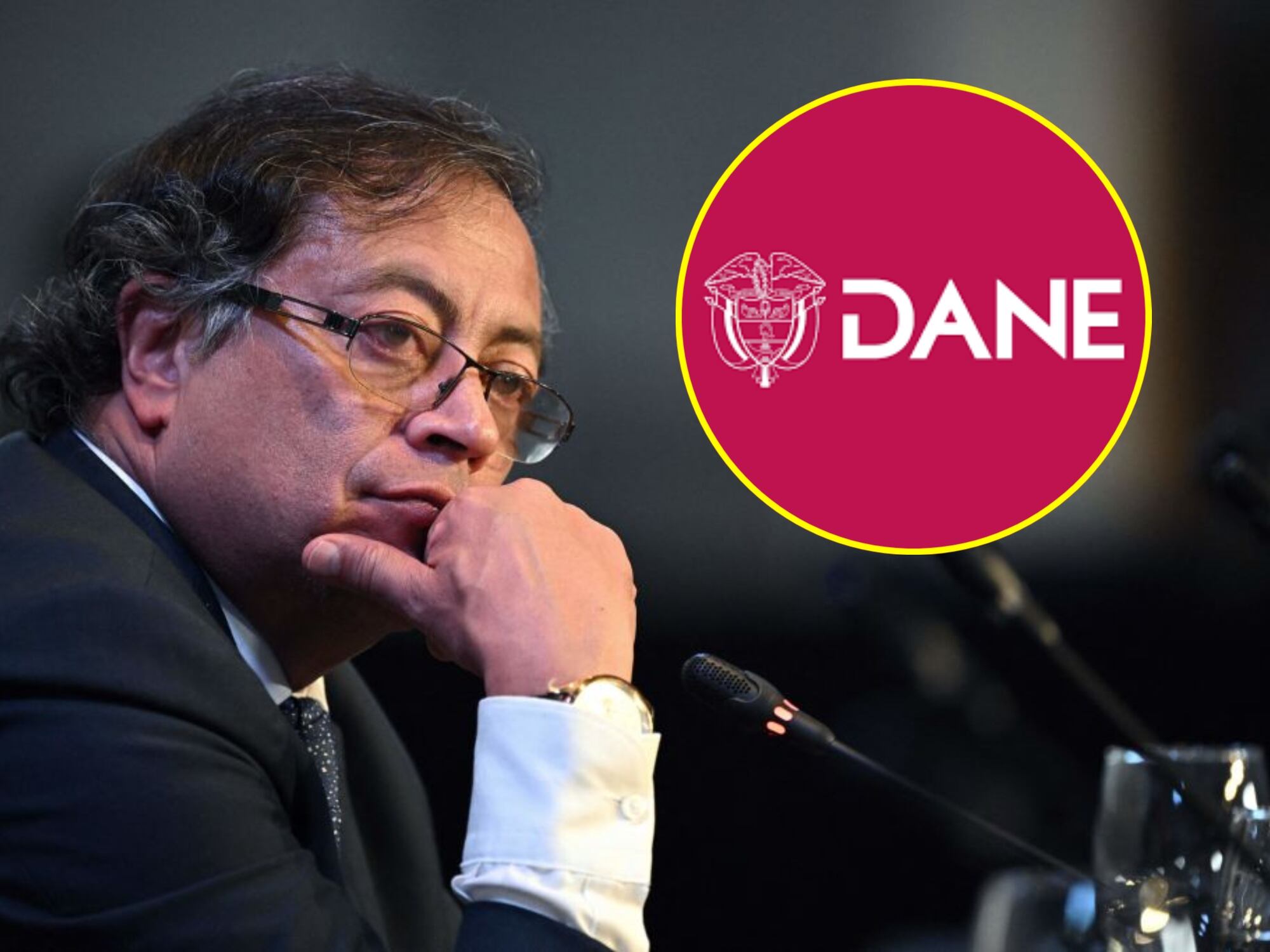 Gustavo Petro y DANE