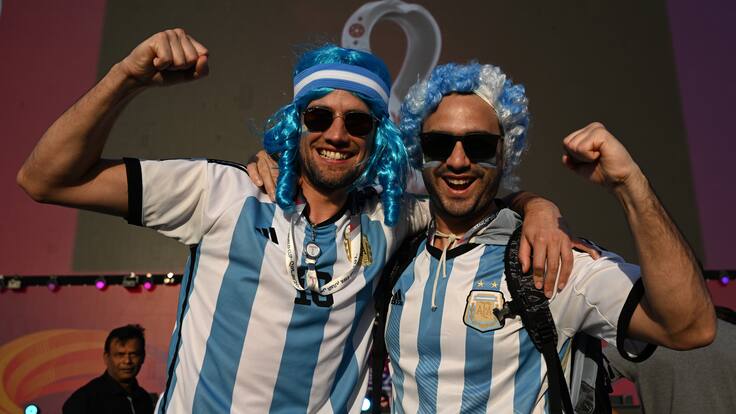 “Estamos 100% seguros de la victoria frente a México”: hincha argentino en Qatar