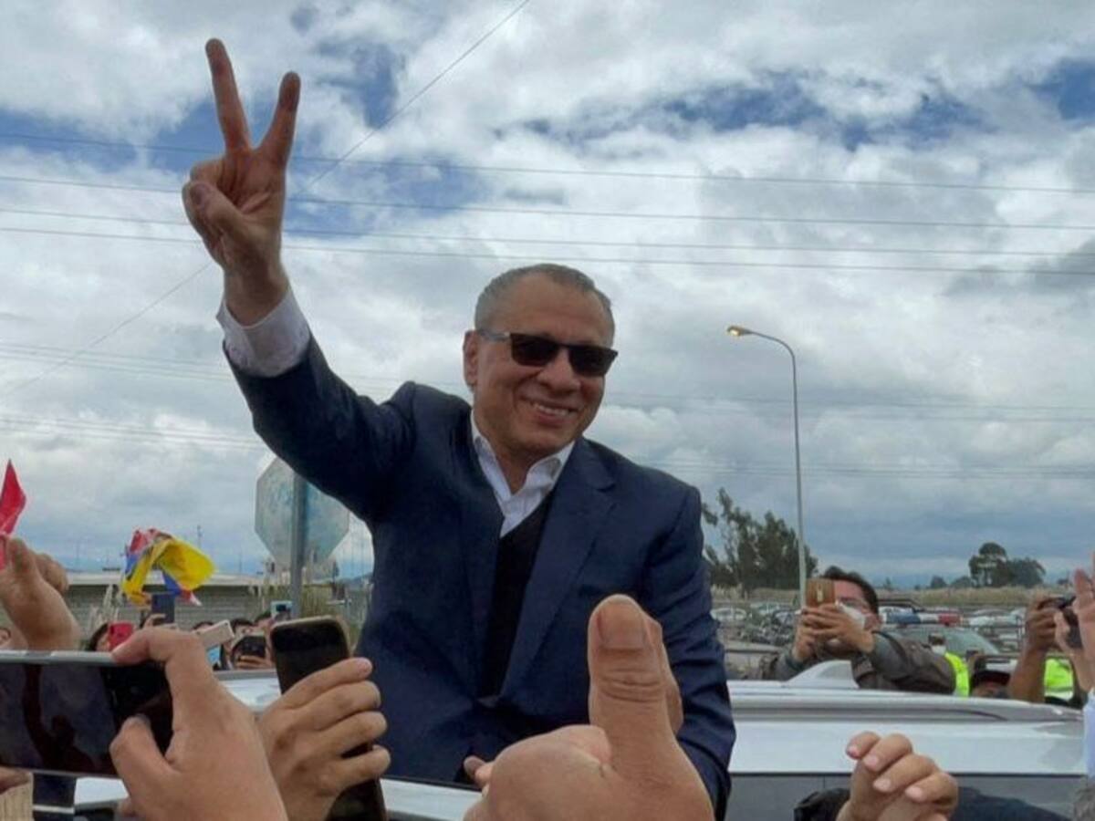 Sale otra vez en libertad Jorge Glas, ex vicepresidente de Ecuador