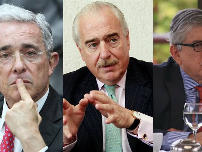 Álvaro Uribe, Andrés Pastrana y César Gaviria se reunirán para discutir sobre la agenda legislativa y la elección de contralor, entre otros. Foto: Colprensa