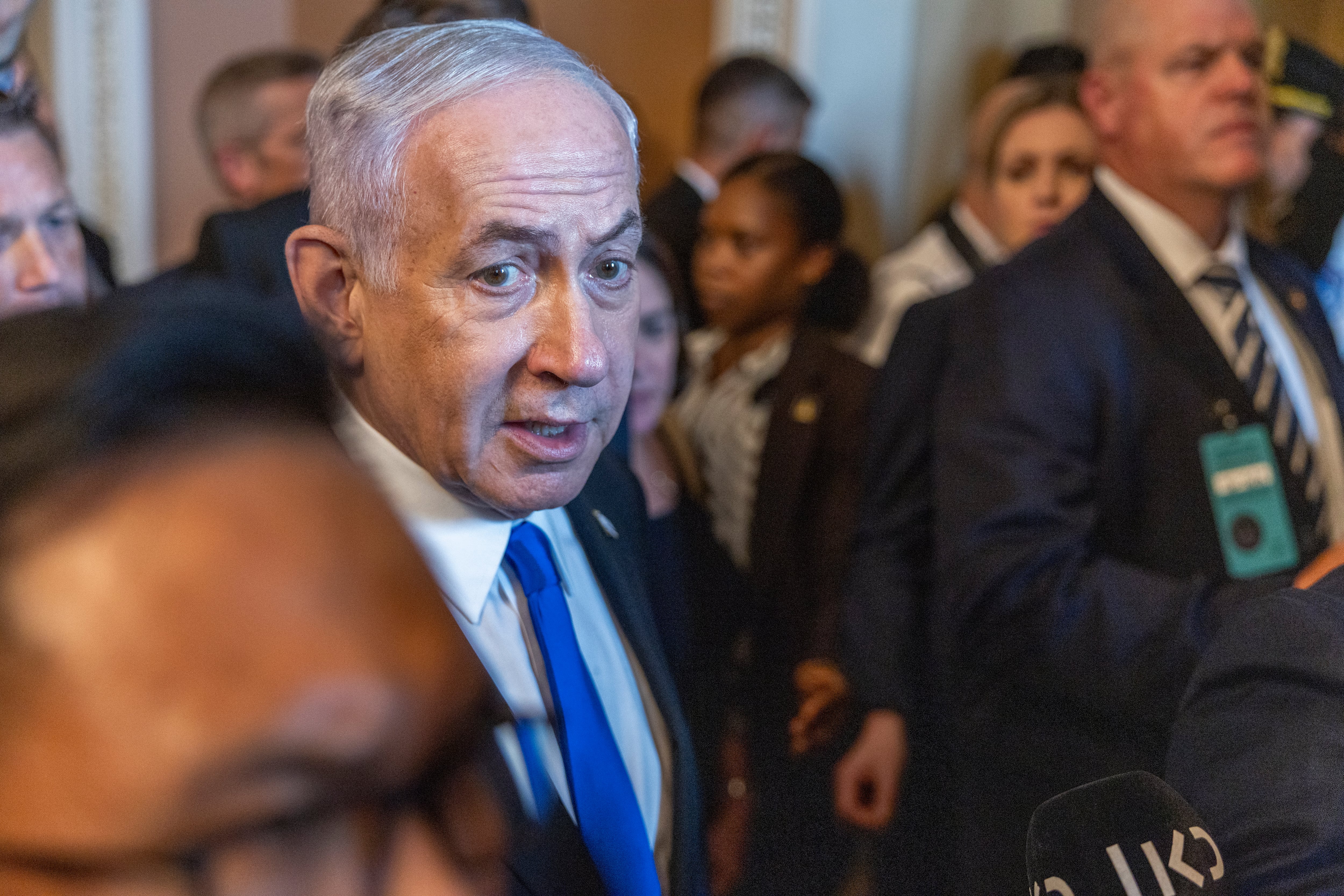 Israeli Prime Minister Benjamin Netanyahu in Washington, DC. EFE/EPA/SHAWN THEW.