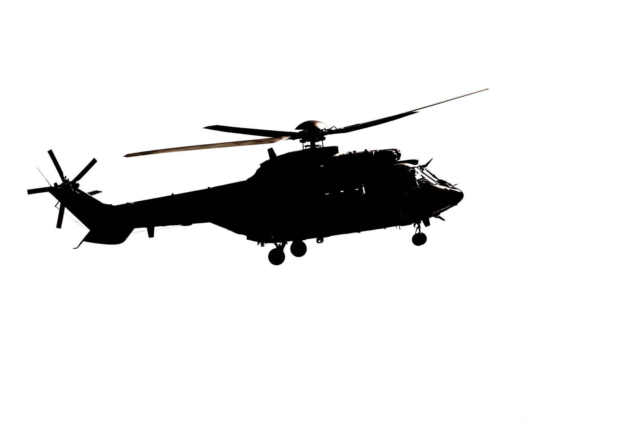 Helicóptero imagen de referencia. Foto: Getty Images.