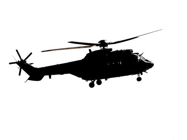 Helicóptero imagen de referencia. Foto: Getty Images.