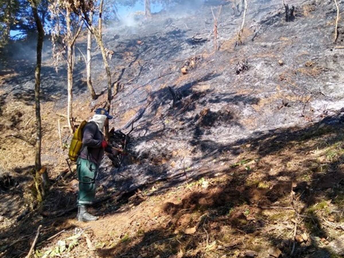 Las autoridades ambientales de Sutatenza, Boyacá, previenen las quemas