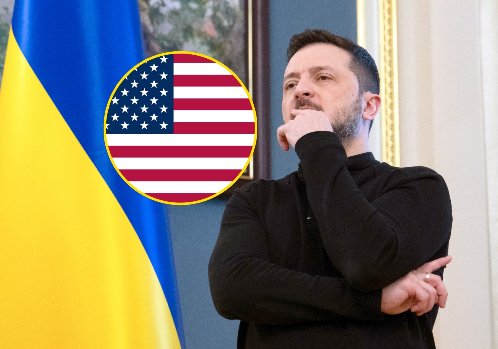 Zelenski y Estados Unidos Foto: EFE/ Getty Images.