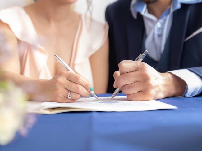 Imagen de referencia de matrimonio. Foto: Getty Images.