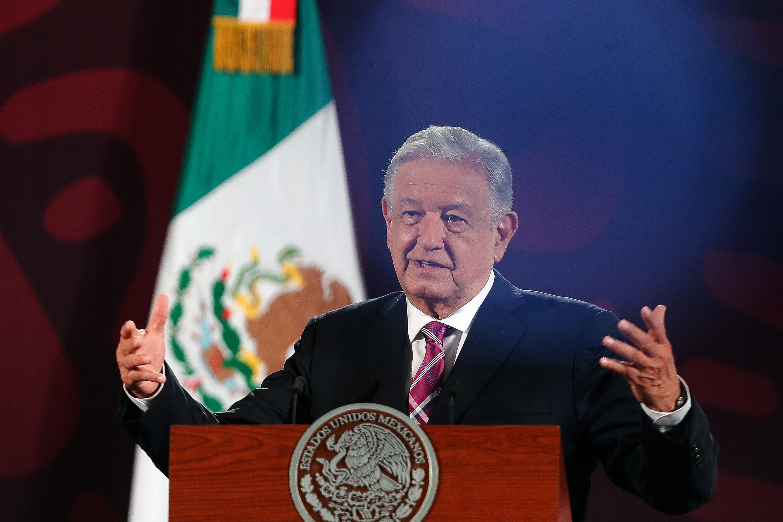 Presidente de México, Andrés Manuel López Obrador. Foto: EFE.