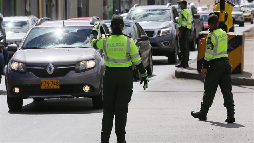 Policía habría utilizado vehículos inmovilizados. Foto: Colprensa