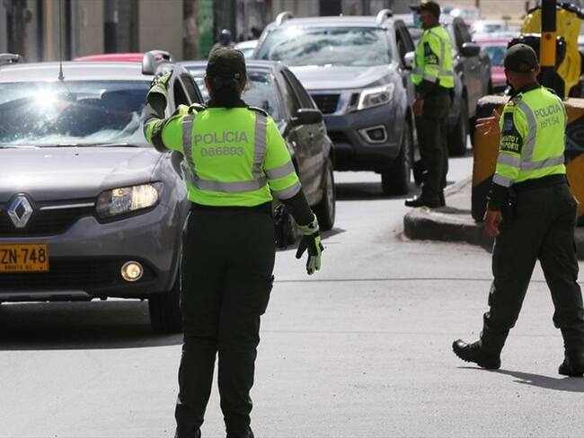 Policía habría utilizado vehículos inmovilizados. Foto: Colprensa