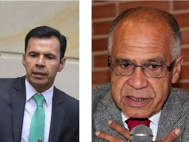 Guillermo Rivera y el ex fiscal Alfonso Gómez Méndez discuten la renuncia de liberales