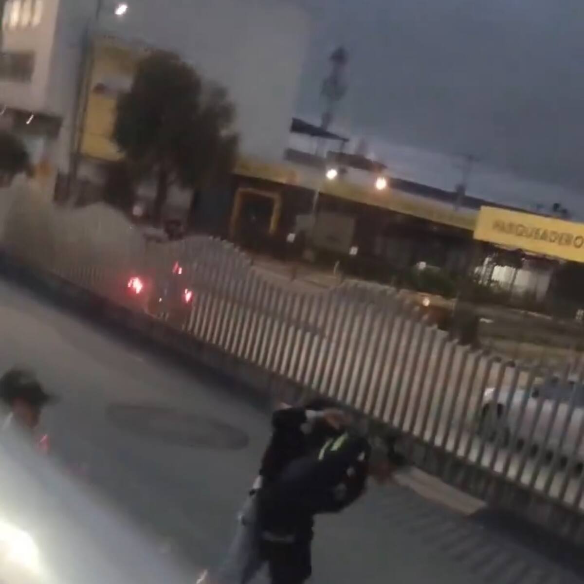 Video: Por no dejarlo colar en TransMilenio, hombre golpeó a Policía