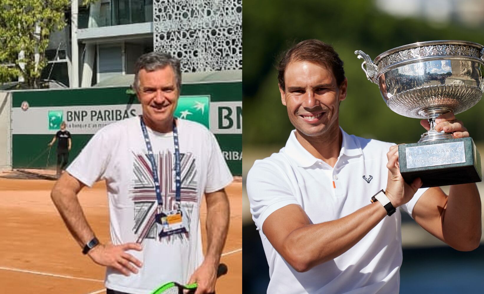 Extenista Javier Frana sobre victoria de Nadal en Roland Garros: “él juega perfecto en esta cancha” / FOTO: Twitter: @javifranatenis - Getty Images