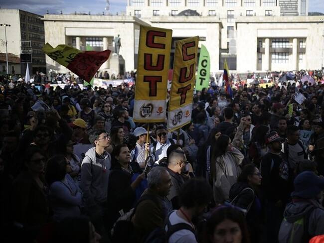 Contratista del Gobierno incitó a la violencia contra manifestantes . Foto: Colprensa