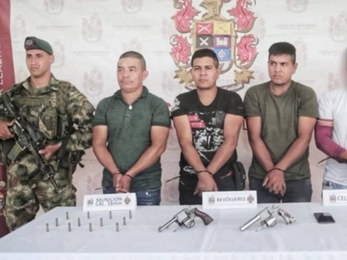 Capturan a tres presuntos integrantes del ELN en el Cauca