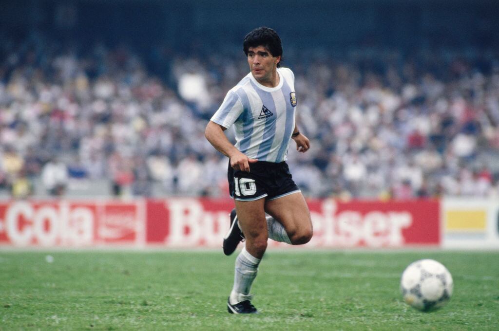 Diego Maradona. Foto: Allsport/Getty Images/Hulton Archive