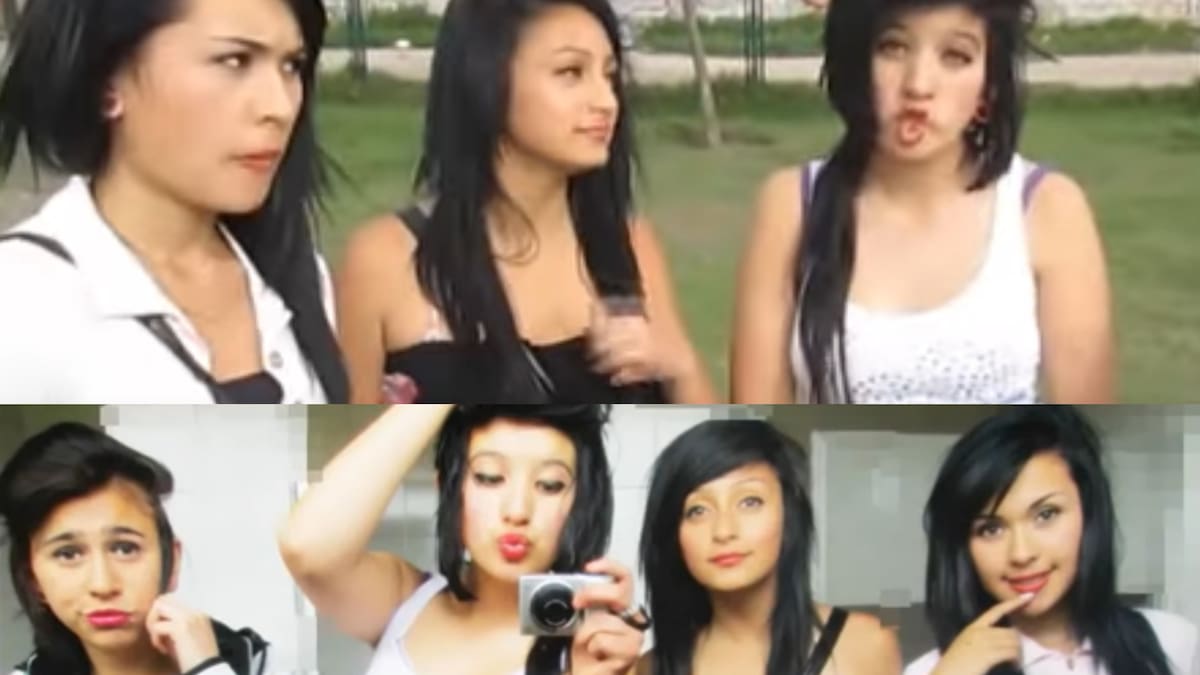 Así lucen tres de las cuatro chicas que protagonizaron el video ‘las ñeras de la loma’
