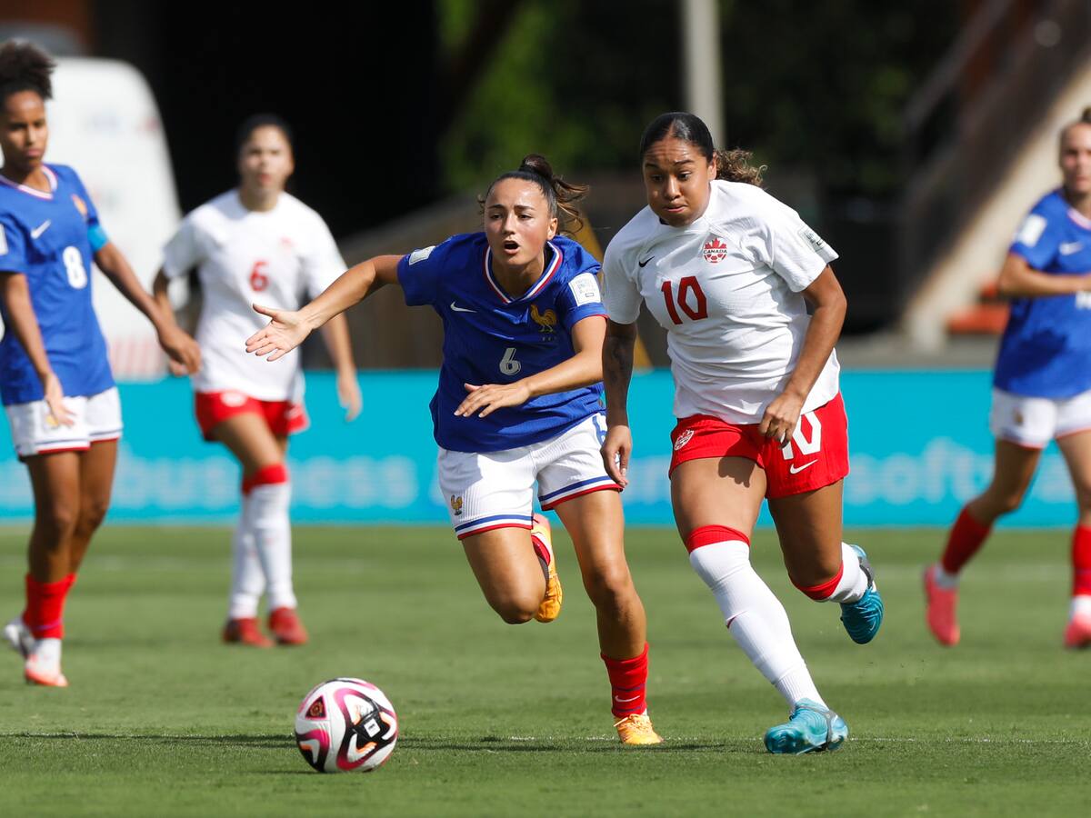 Lluvia de goles: Francia y Canadá empataron 3-3 en debut por Mundial Femenino Sub 20