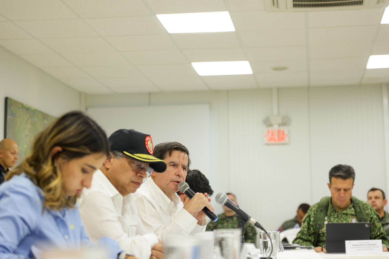 Presidente Petro lidera consejo de seguridad en el Catatumbo tras ola de violencia. Foto: Suministrada.