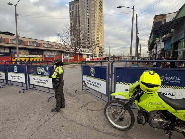 Las autoridades en Bogotá se tomaron las áreas de Paloquemao para recuperar este sector de la ciudad. Foto: W Radio