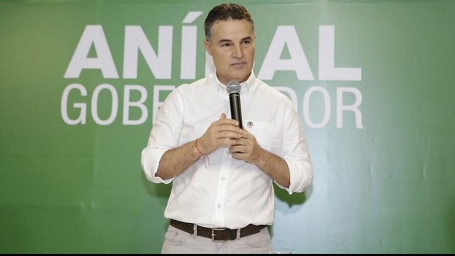 El gobernador de Antioquia Aníbal Gaviria está en casa por cárcel hace dos semanas. Foto: Colprensa