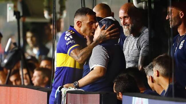 Los hinchas ovacionaron al excapitán de Boca. Foto: Getty Images