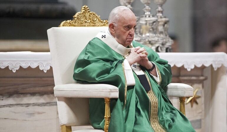 "Saben que lo tengo muy claro: es un homicidio y no es lícito ser cómplice", dijo el Papa Francisco.. Foto: Vatican Pool Galazka/Mondadori Portfolio via Getty Images
