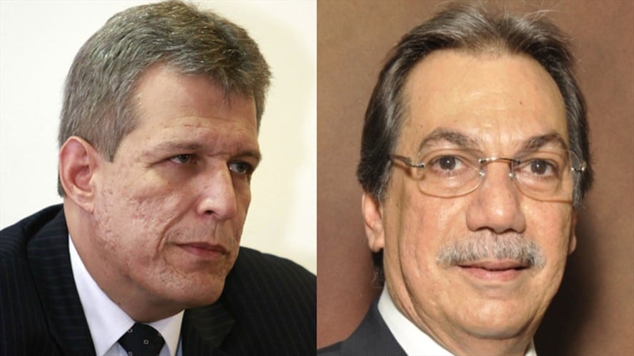 El representante Armando Zabaraín (der) intentará ganarle el pulso a Germán Blanco. Foto: Colprensa