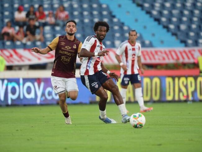 Junior de Barranquilla vs. Deportes Tolima. Foto: (Colprensa-Jairo Cassiani).