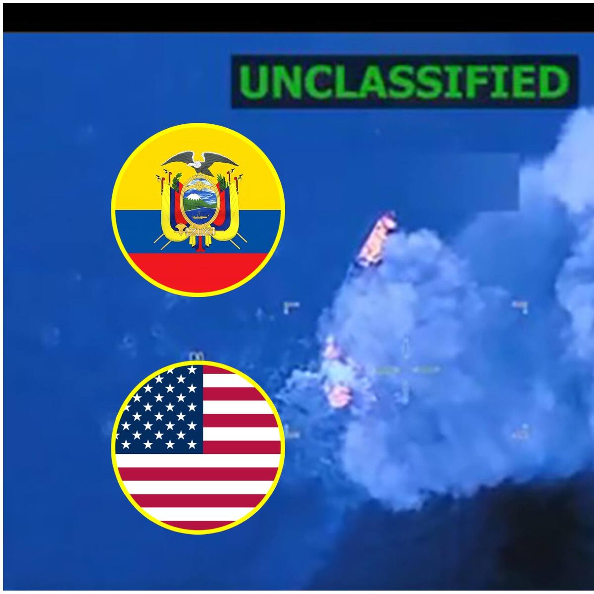 Ecuatoriano que sobrevivió al ataque de EE.UU. a un narcosubmarino quedó en libertad