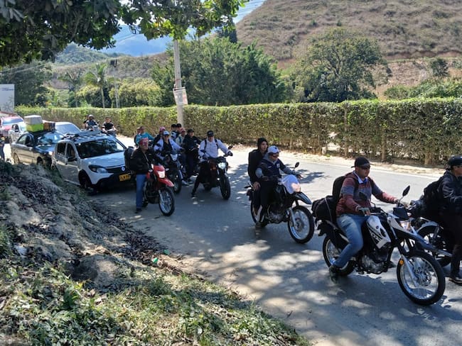 Desplazados del Catatumbo por la violencia. Foto: EFE.