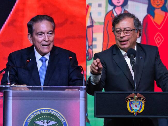 Laurentino Cortizo, presidente de Panamá y Gustavo Petro, presidente de Colombia | Fotos: GettyImages