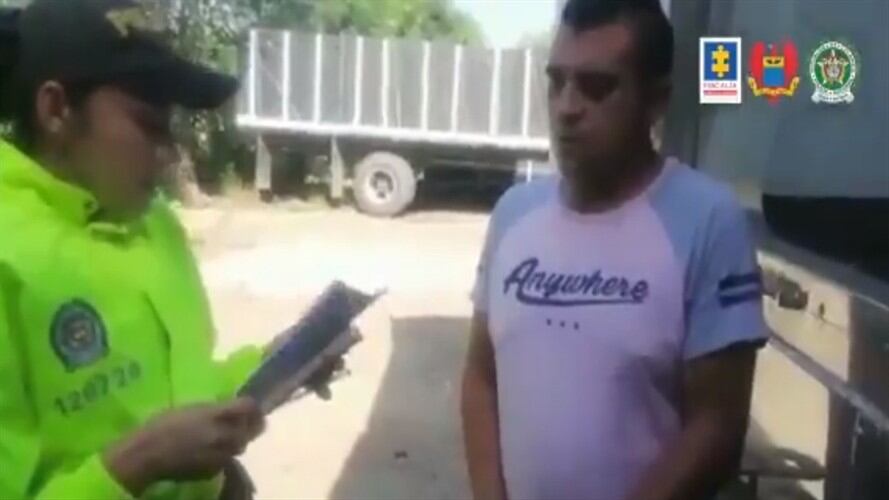 Capturado presunto financiador de atentado a Escuela de Policía. Foto: Fiscalía