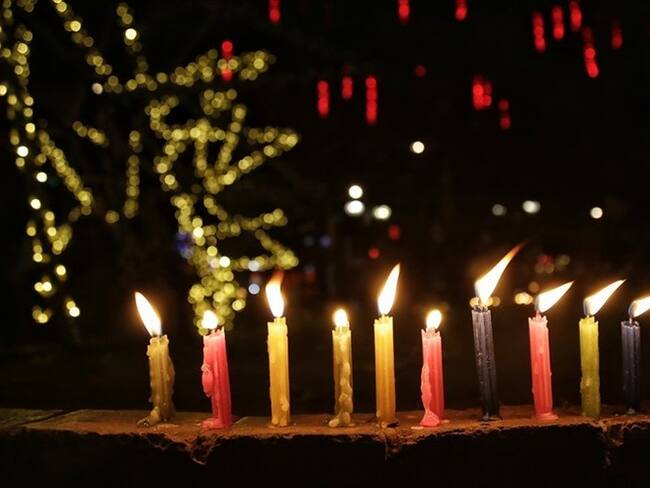 Noche de Velitas en Barranquilla. Foto: Colprensa