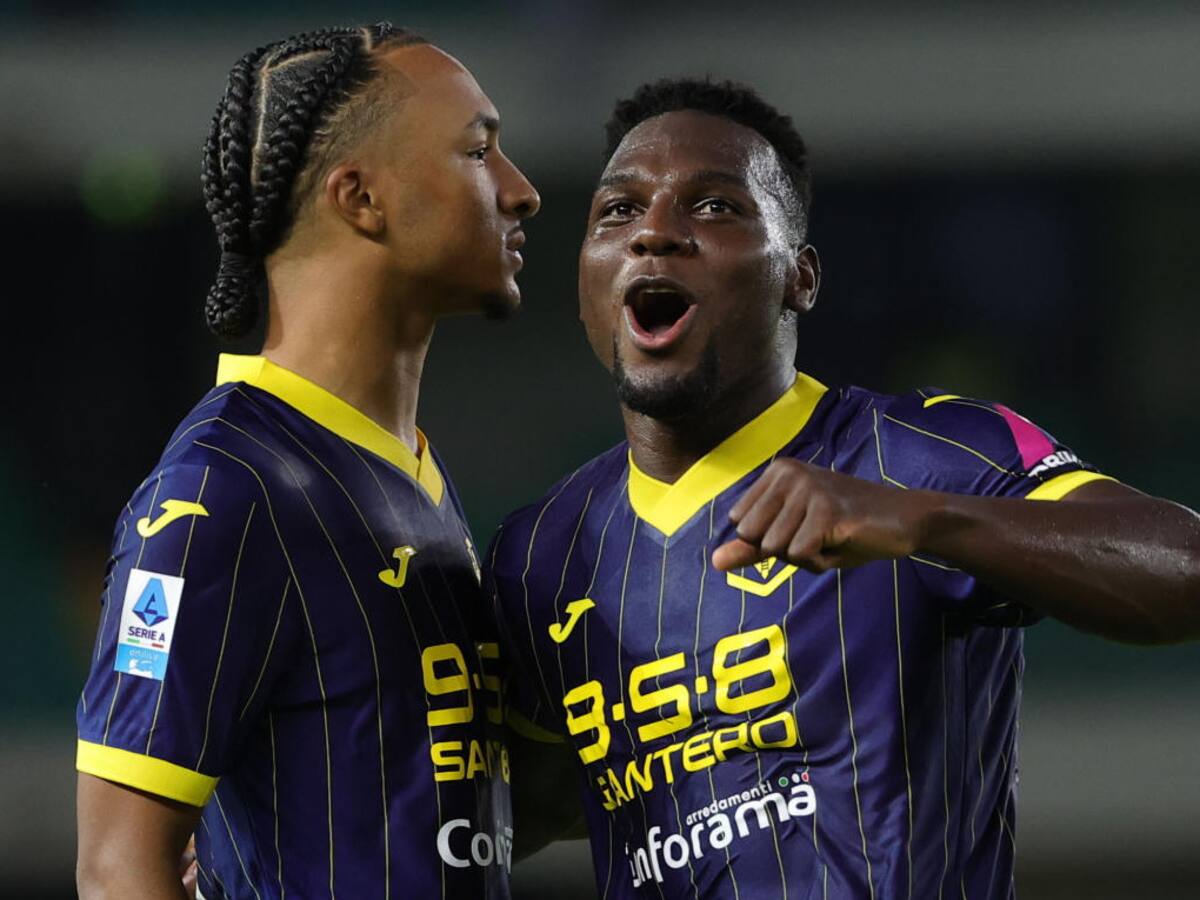 Daniel Mosquera anotó doblete en la victoria 3-0 de Hellas Verona al Nápoles