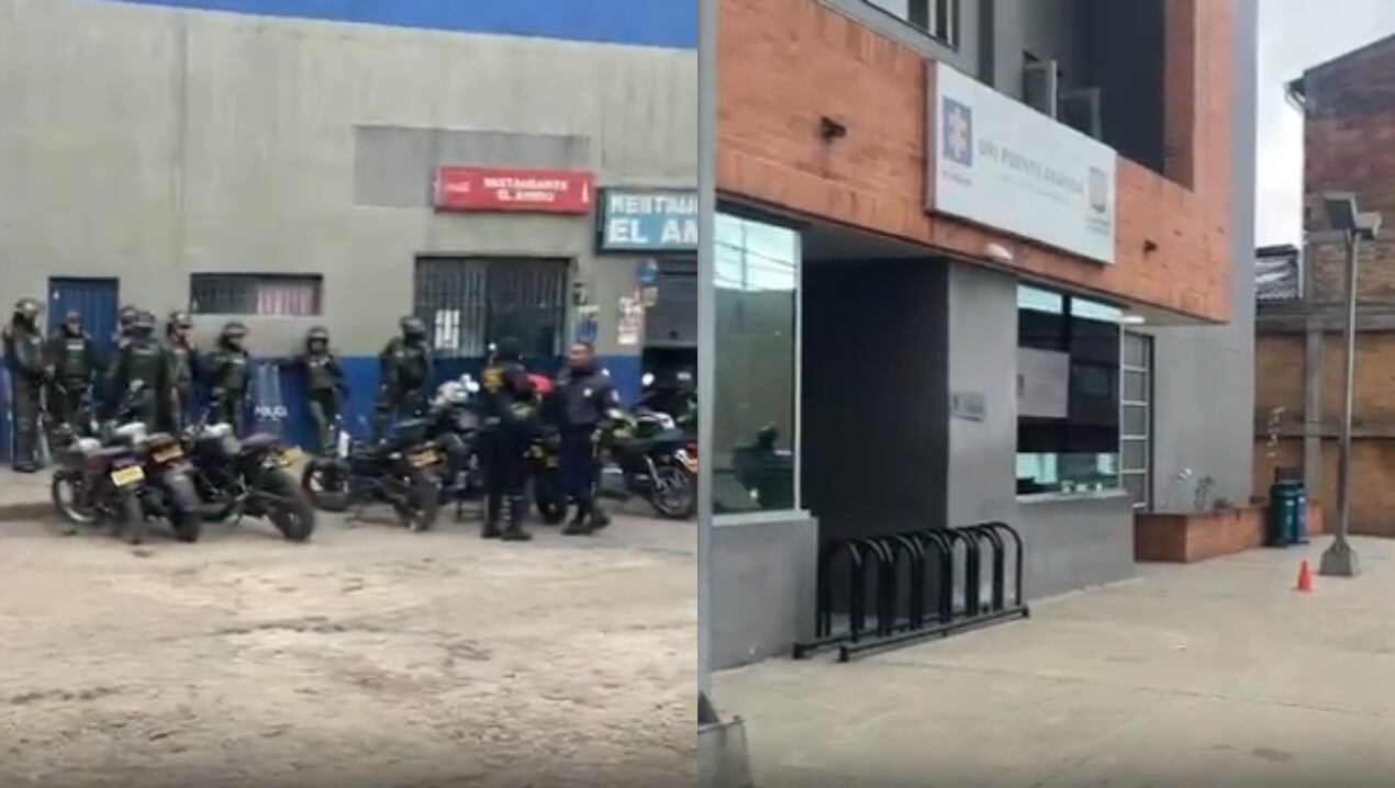 Motín en Puente Aranda. Foto: Captura de video.