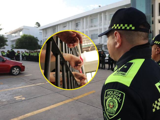 Capturan a nueve señalados por tráfico de estupefacientes en Barranquilla. Foto: Policía de Barranquilla/ Getty Images.