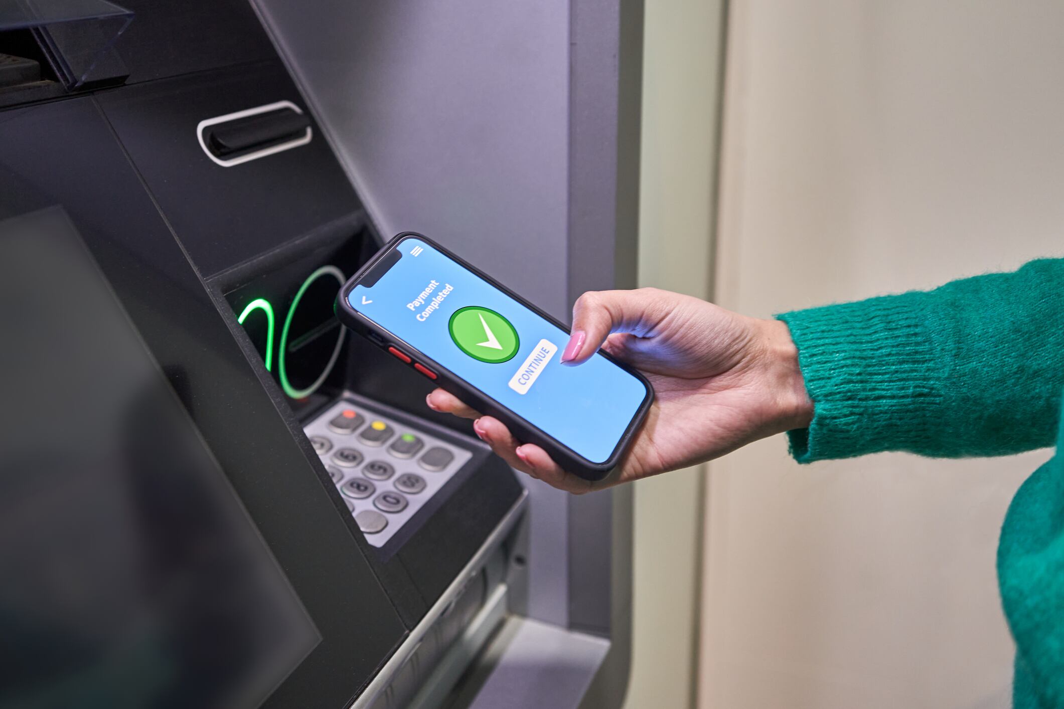 Imagen de referencia de cajero de banco. Foto: Getty Images.