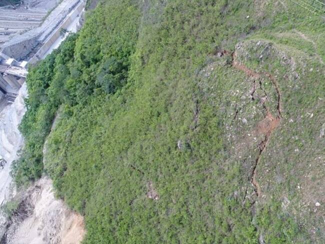 Imagen evidencia gravedad de la situación en Hidroituango. Foto: Cristian Medina (W Radio)