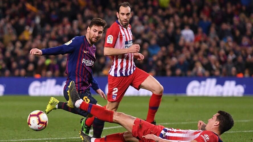 Con esto suma tres puntos que deja la liga sentenciada a favor de los azulgranas.. Foto: Getty Images