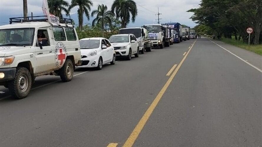 Anuncian desbloqueo de vías en el Chocó para ingreso de alimentos y vacunas. Foto: Colprensa