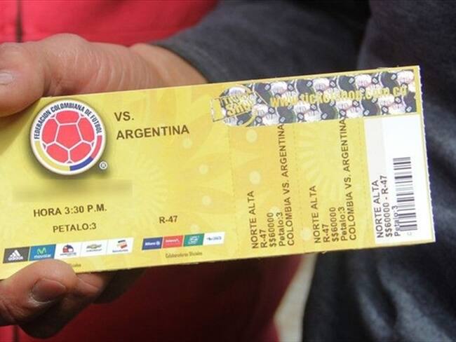 A la FIFA fue enviada por la Fedefútbol la investigación por reventa de boletas de los partidos de la Selección Colombia en la eliminatoria de Rusia 2018. Foto: Colprensa