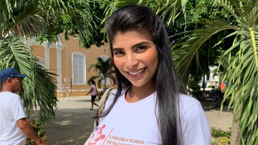 Loraine López, directora de la Fundación Constructores de Paz, habló con W Radio en este cubrimiento especial con la Red 4G de Claro. Foto: W Radio / Johana Fuentes