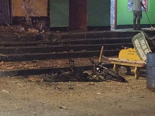 Motobomba en Jamundí. Foto: Suministrada