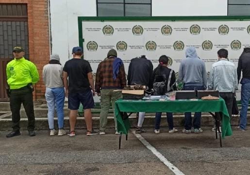 Jóvenes sindicados por ser de la Primera Línea no aceptaron cargos. Foto: Policía de Bucaramanga