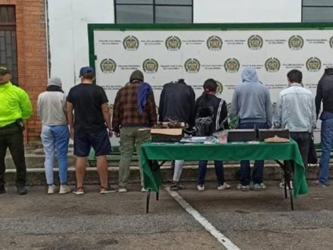 Jóvenes sindicados por ser de la Primera Línea no aceptaron cargos. Foto: Policía de Bucaramanga