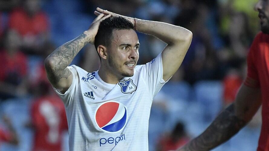 Críticas a Santiago Montoya por risas durante el lanzamiento de un penal ante el Cali. Foto: Getty