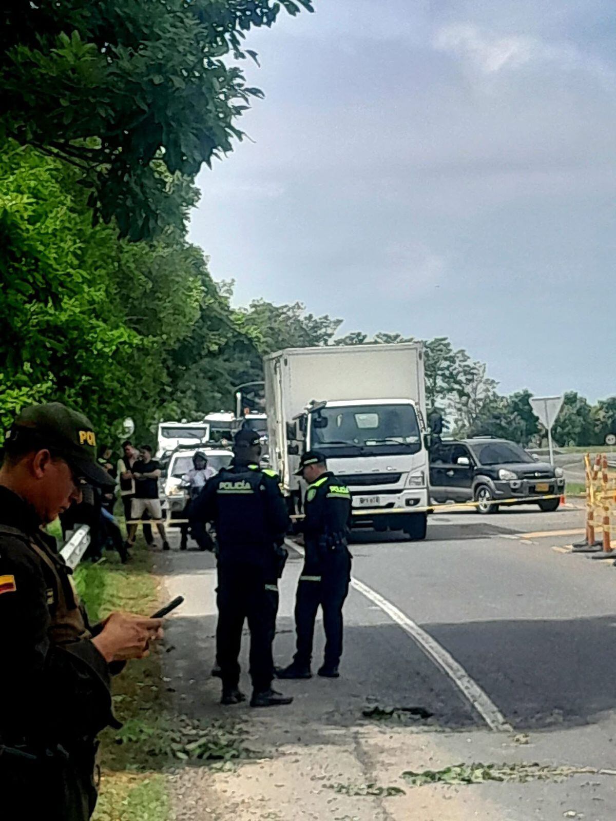 Comunidades del Bajo Sinú bloquearon vía nacional por alta accidentalidad en Lorica, Córdoba. Foto: prensa Alcaldía de Lorica.