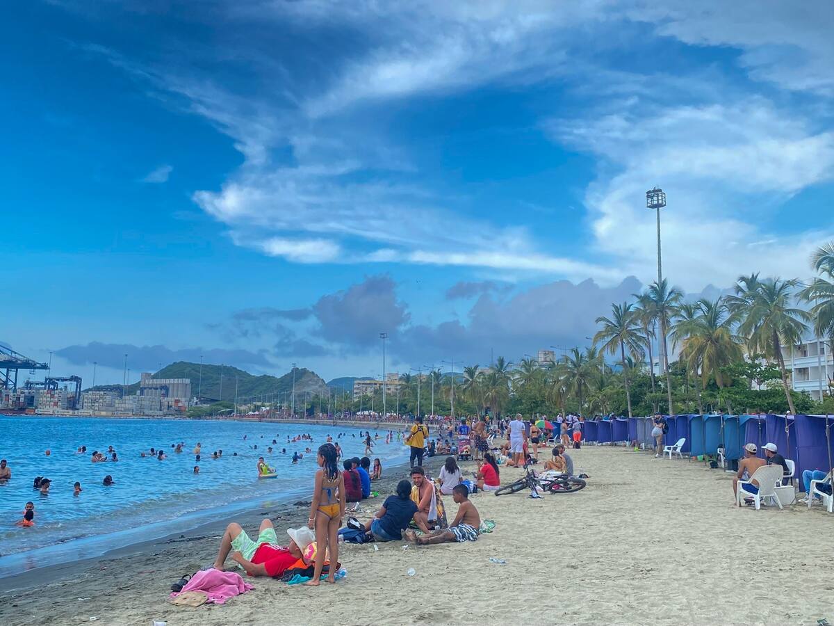 Inició la temporada alta de fin de año en Santa Marta